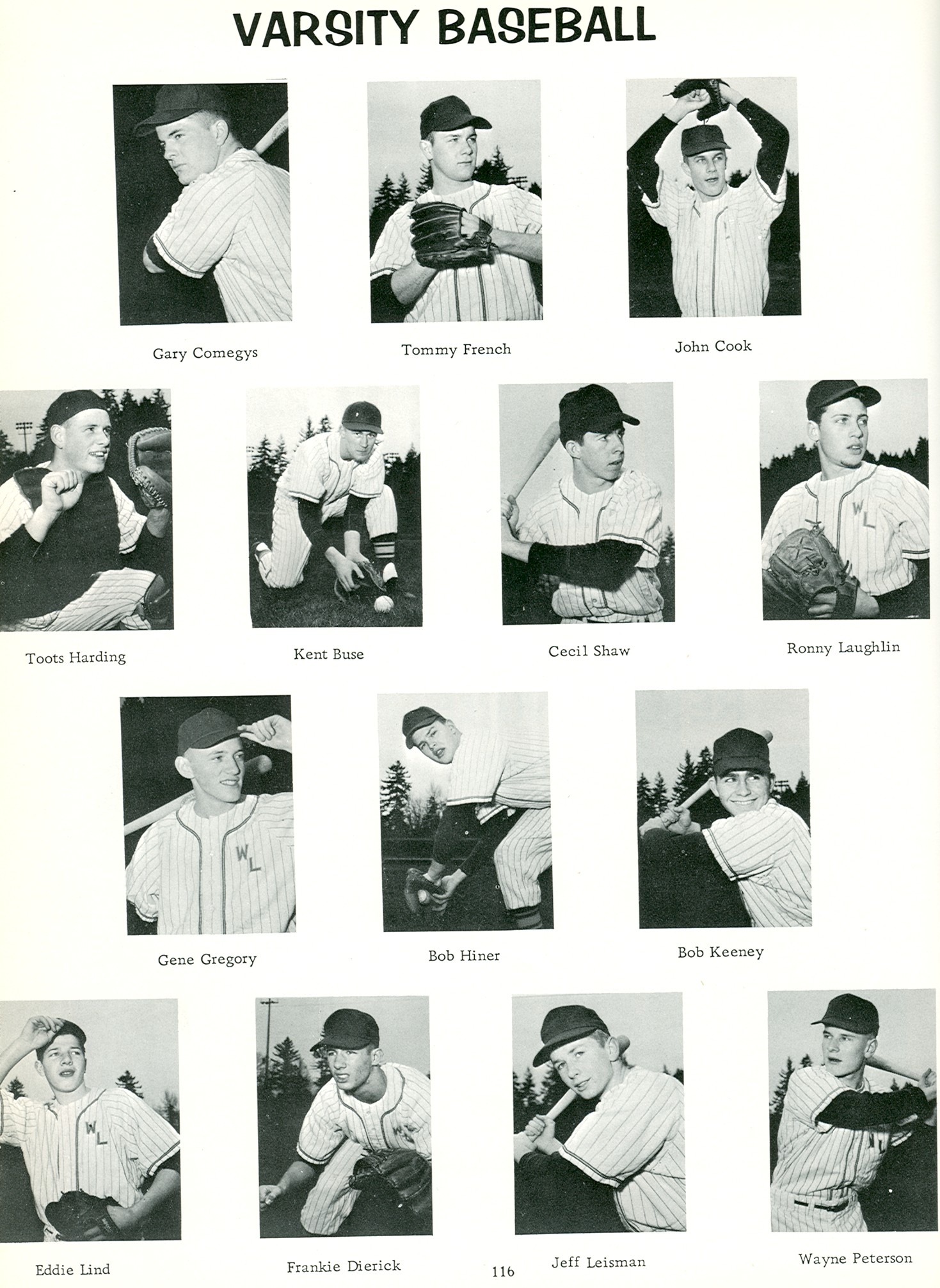 1959 varsity baseball 